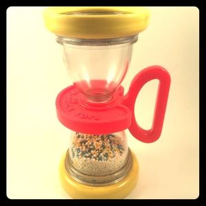 Fisher Price vintage rattle toy w/ mirror